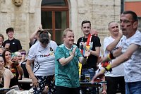 Public Viewing auf dem Neumarkt in Bad Langensalza zum Achtelfinalspiel der EM 2024 - Deutschland gegen Dänemark Bild: Public Viewing auf dem Neumarkt in Bad Langensalza zum Achtelfinalspiel der EM 2024 - Deutschland gegen Dänemark