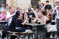 Public Viewing auf dem Neumarkt in Bad Langensalza zum Achtelfinalspiel der EM 2024 - Deutschland gegen Dänemark Bild: Public Viewing auf dem Neumarkt in Bad Langensalza zum Achtelfinalspiel der EM 2024 - Deutschland gegen Dänemark