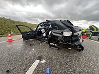Unfall auf der A71 Bild: Unfall auf der A71