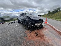 Unfall auf der A71 Bild: Unfall auf der A71