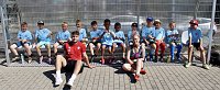 Fussball-Sommercamp im Stadion der Freundschaft in Bad Langensalza mit den Betreuern Franziska Möller (Trainerin der G-Junioren) und Ben (Praktikant) Bild: Fussball-Sommercamp im Stadion der Freundschaft in Bad Langensalza mit den Betreuern Franziska Möller (Trainerin der G-Junioren) und Ben (Praktikant)