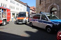 Einsatz in Bad Langensalza Innenstadt Bild: Einsatz in Bad Langensalza Innenstadt
