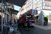 Einsatz in Bad Langensalza Innenstadt Bild: Einsatz in Bad Langensalza Innenstadt