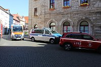 Einsatz in Bad Langensalza Innenstadt Bild: Einsatz in Bad Langensalza Innenstadt