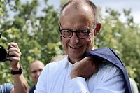 Friedrich Merz (CDU) besucht Baumkronenpfad im Nationalpark Hainich Bild: Friedrich Merz (CDU) besucht Baumkronenpfad im Nationalpark Hainich