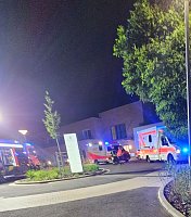 Brand im Krankenhaus Bild: Brand im Krankenhaus