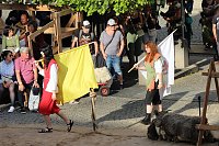 Bild: Zwei Tage lang feierten die Langensalzaer mit ihren G&auml;sten aus nah und fern ihr 30. Mittelalterstadtfest