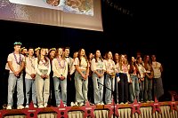 Bild: Mitwirkende der Gala des Salza-Gymnasiums in Bad Langensalza 2024