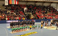 Europäischer Spitzenhandball in der Wiedigsburghalle Bild: Europäischer Spitzenhandball in der Wiedigsburghalle
