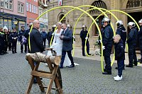 Bild: Hochzeit des B&uuml;rgermeisters Matthias Reinz in Bad Langensalza