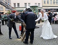 Bild: Hochzeit des B&uuml;rgermeisters Matthias Reinz in Bad Langensalza