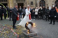 Bild: Hochzeit des B&uuml;rgermeisters Matthias Reinz in Bad Langensalza