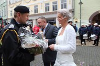 Bild: Hochzeit des B&uuml;rgermeisters Matthias Reinz in Bad Langensalza