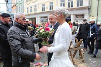 Bild: Hochzeit des B&uuml;rgermeisters Matthias Reinz in Bad Langensalza