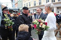 Bild: Hochzeit des B&uuml;rgermeisters Matthias Reinz in Bad Langensalza