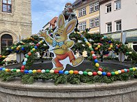 Das Jahr 2024 in Bad Langensalza - geschmückter Marktbrunnen Bild: Das Jahr 2024 in Bad Langensalza - geschmückter Marktbrunnen