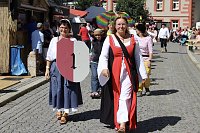 Das Jahr 2024 in Bad Langensalza - Kulturchefin Martina Schnell beim Mittelalterfest Bild: Das Jahr 2024 in Bad Langensalza - Kulturchefin Martina Schnell beim Mittelalterfest