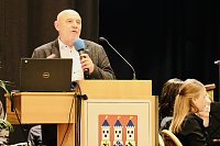 Bild: THC Trainer Herbert M&uuml;ller beim Neujahrsempfang im KKZ in Bad Langensalza