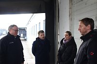 Ortsbegehung einer möglichen neuen Halle für Federn Oßwald Bild: Ortsbegehung einer möglichen neuen Halle für Federn Oßwald