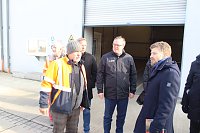 Ortsbegehung einer möglichen neuen Halle für Federn Oßwald Bild: Ortsbegehung einer möglichen neuen Halle für Federn Oßwald