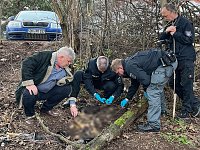 Spurensicherung am Fundort der Überreste Bild: Spurensicherung am Fundort der Überreste