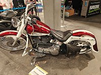 Bild: Peter Blei auf der Motorradmesse Erfurt