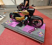 Bild: Peter Blei auf der Motorradmesse Erfurt
