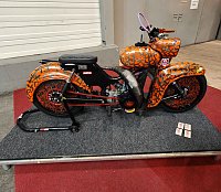 Bild: Peter Blei auf der Motorradmesse Erfurt