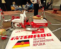 Bild: Peter Blei auf der Motorradmesse Erfurt