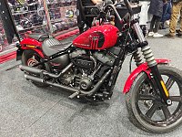 Bild: Peter Blei auf der Motorradmesse Erfurt