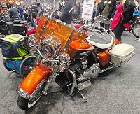 Bild: Peter Blei auf der Motorradmesse Erfurt