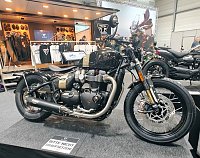 Bild: Peter Blei auf der Motorradmesse Erfurt