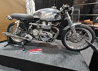 Bild: Peter Blei auf der Motorradmesse Erfurt