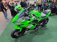 Bild: Peter Blei auf der Motorradmesse Erfurt