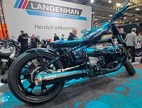 Bild: Peter Blei auf der Motorradmesse Erfurt