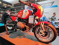 Bild: Peter Blei auf der Motorradmesse Erfurt