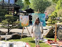 Hanami im Japanischen Garten Bild: Hanami im Japanischen Garten