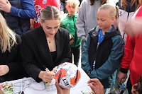 Empfang der Europacup-Siegerinnen in Bad Langensalza Bild: Empfang der Europacup-Siegerinnen in Bad Langensalza