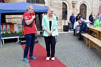 Empfang der Europacup-Siegerinnen in Bad Langensalza Bild: Empfang der Europacup-Siegerinnen in Bad Langensalza