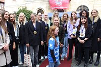 Empfang der Europacup-Siegerinnen in Bad Langensalza Bild: Empfang der Europacup-Siegerinnen in Bad Langensalza