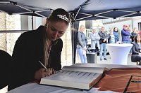 Empfang der Europacup-Siegerinnen in Bad Langensalza Bild: Empfang der Europacup-Siegerinnen in Bad Langensalza