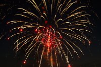 Bild: Gro&szlig;es Feuerwerk zum diesj&auml;hrigen Brunnenfest in Bad Langensalza