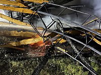 Laubenbrand in Allmenhausen Bild: Laubenbrand in Allmenhausen
