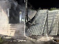 Laubenbrand in Allmenhausen Bild: Laubenbrand in Allmenhausen