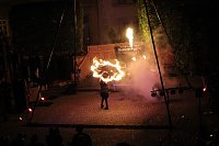 Spektakuläre Feuershow von "EVENTPUPPETS" beim Mittelalterstadtfest in Bad Langensalza Bild: Spektakuläre Feuershow von "EVENTPUPPETS" beim Mittelalterstadtfest in Bad Langensalza
