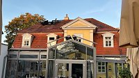 Ausmaß der Schäden an der Villa Italia nach dem Brand heute Nacht Bild: Ausmaß der Schäden an der Villa Italia nach dem Brand heute Nacht