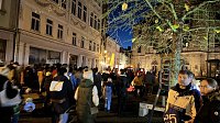 Bild: Bunter Kinderwagen beim Martinsumzug durch Bad Langensalza