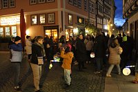 Bild: Bunter Kinderwagen beim Martinsumzug durch Bad Langensalza