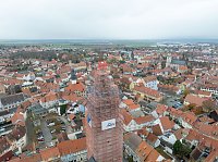 Drohnen-Aufnahmen vom Aufsetze der Spitze Bild: Drohnen-Aufnahmen vom Aufsetze der Spitze