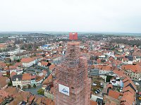 Drohnen-Aufnahmen vom Aufsetze der Spitze Bild: Drohnen-Aufnahmen vom Aufsetze der Spitze